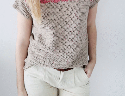 Summer Crochet tee