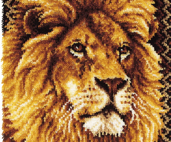 Lion Latch Hook Kit