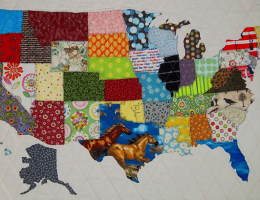 USA Patchwork Quilt Pattern