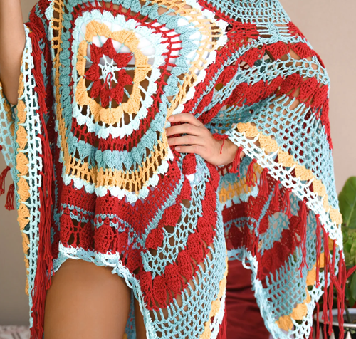 Crochet Cover Up Poncho Pattern