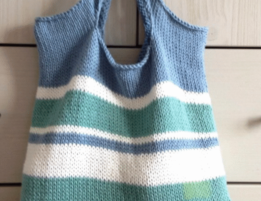 Knit Summer Beach Bag