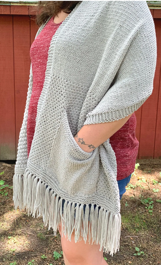 Pocket Shawl Knitting Pattern