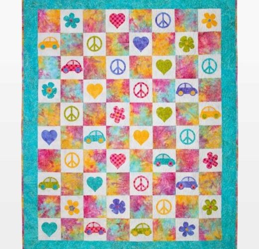 Free GO Groovy Quilt Pattern