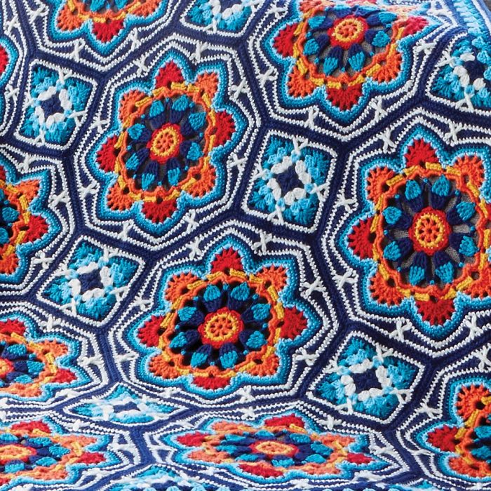 Persian Tiles Throw Crochet Kit
