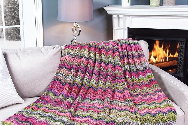 Crochet Kit Terra Ripple Throw Pattern