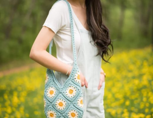 Crochet Pattern Kit Summer Daisy Bag