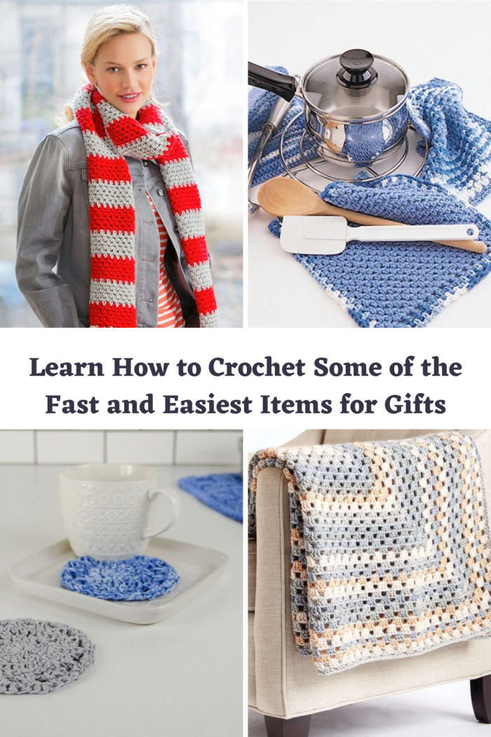 Learn How to Crochet Some of the Fast and Easiest Items for Gifts