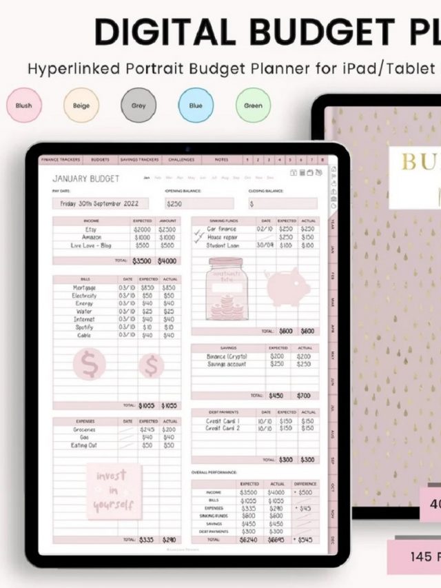 How to Take Care of your Finances with a Digital Budget Planner
