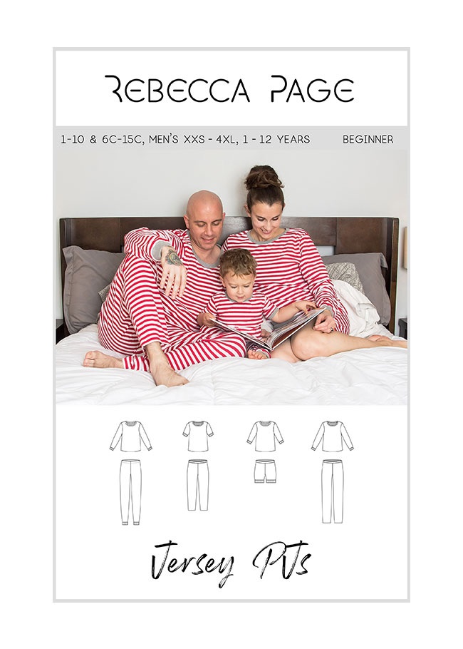 Sew a pair of Jersey Pajamas for the Family