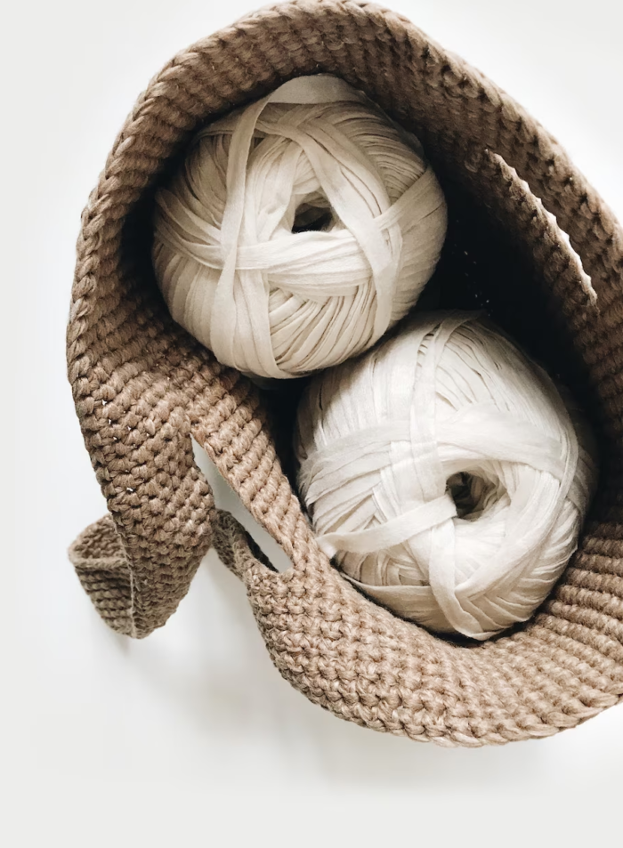 Crochet Pattern Bucket tote bag