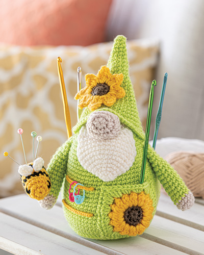 Crochet Gnome Caddy Holder Pattern