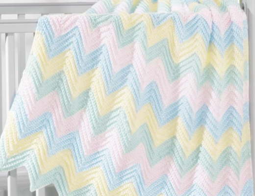 Crochet Ripples of Color Pattern