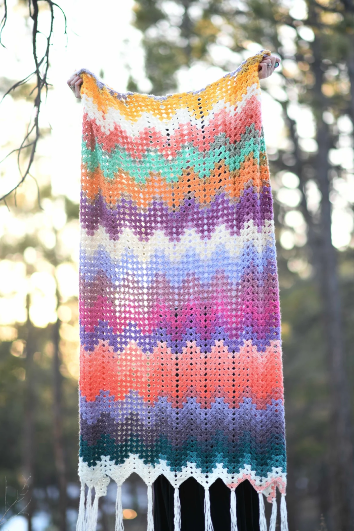 Crochet Sundance Throw