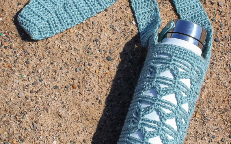 Free Crochet Water Bottle Holder Pattern