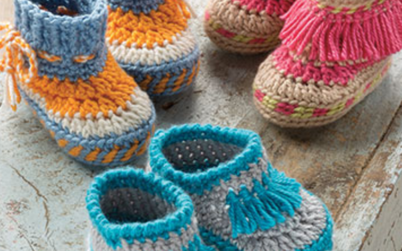 Crochet Baby Moccasin Booties Patterns