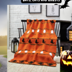 Crochet a Halloween Afghan with Bats Cats and Ghosts