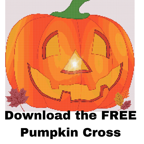 Free Cross Stitch Pumpkin Pattern