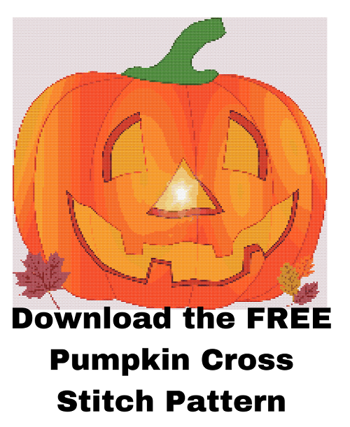 Free Halloween Pumpkin Cross Stitch Pattern Download