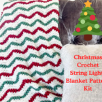 Christmas Blanket Crochet Pattern String Lights