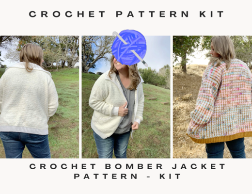 Crochet Bomber Jacket Pattern Kit