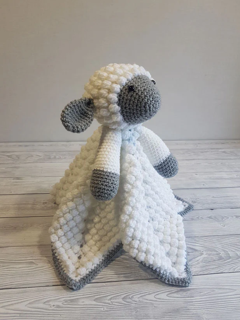 Crochet Lamb Baby Lovey