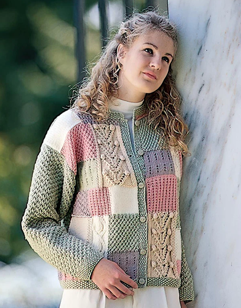 A Sampler Cardigan Sweater Knit Pattern