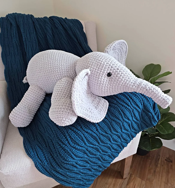 Eloise the Crochet Elephant Pattern: Make an Adorable Plush Elephant You'll Treasure
