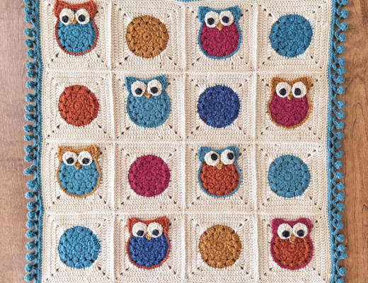 Hoot All Crochet Baby Blanket Kit