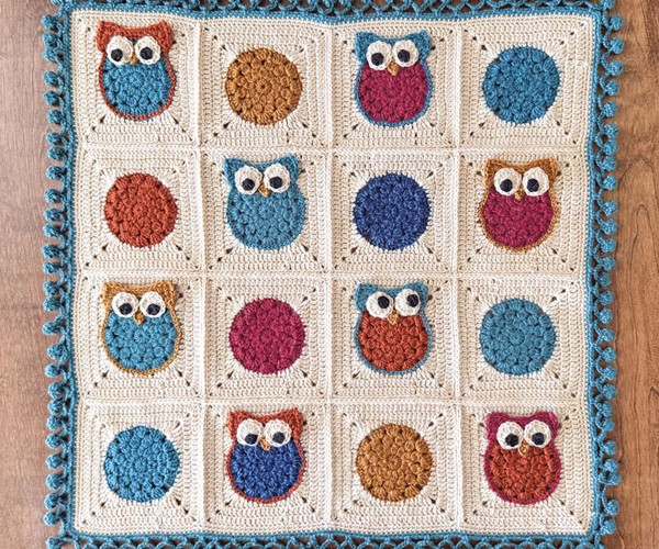 Hoot All Crochet Baby Blanket Kit